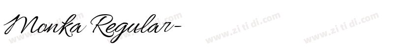 Monka Regular字体转换 Monka Regular字体转换